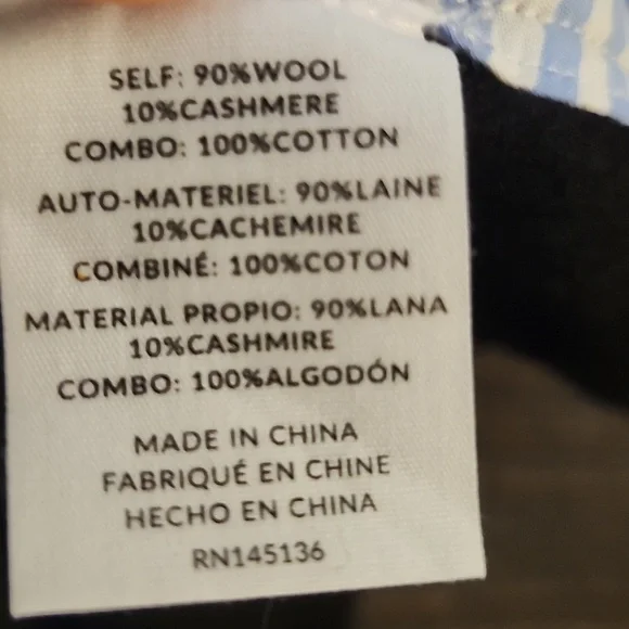 Naadam Asymmetrical Wool Cashmere Hybrid  Turtleneck Midi Sweater Dress - Picture 8 of 10